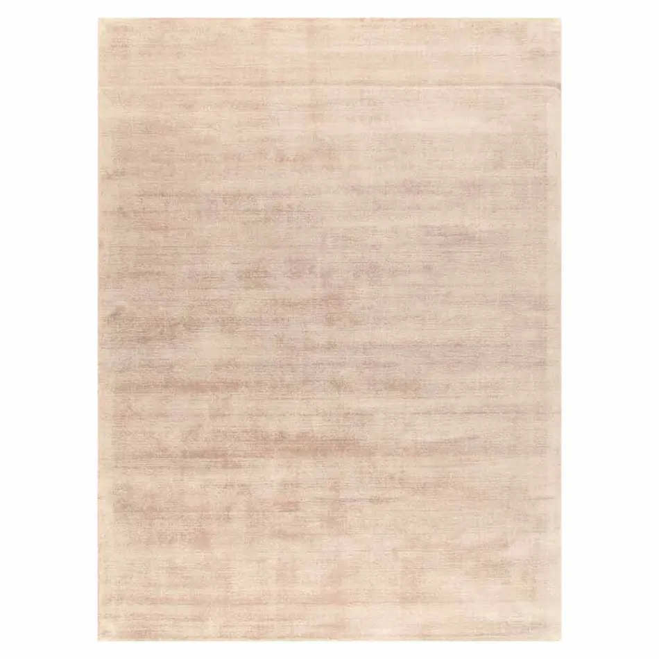 Customizable Versatile Viscose and Cotton Rug - Mutter Viadurini