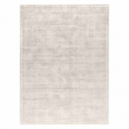 Customizable Versatile Viscose and Cotton Rug - Mutter Viadurini