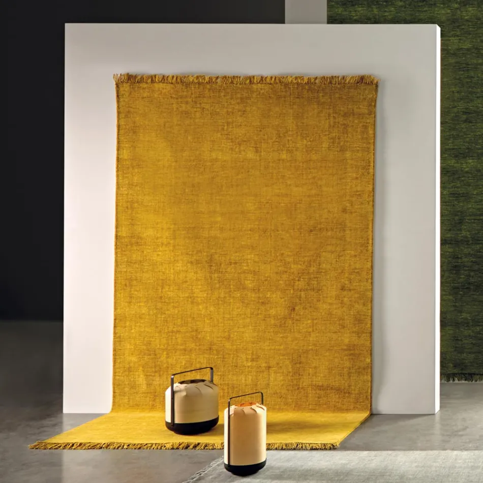 Modern Lounge Rug of Versatile Design in 100% Wool - Pepita Viadurini