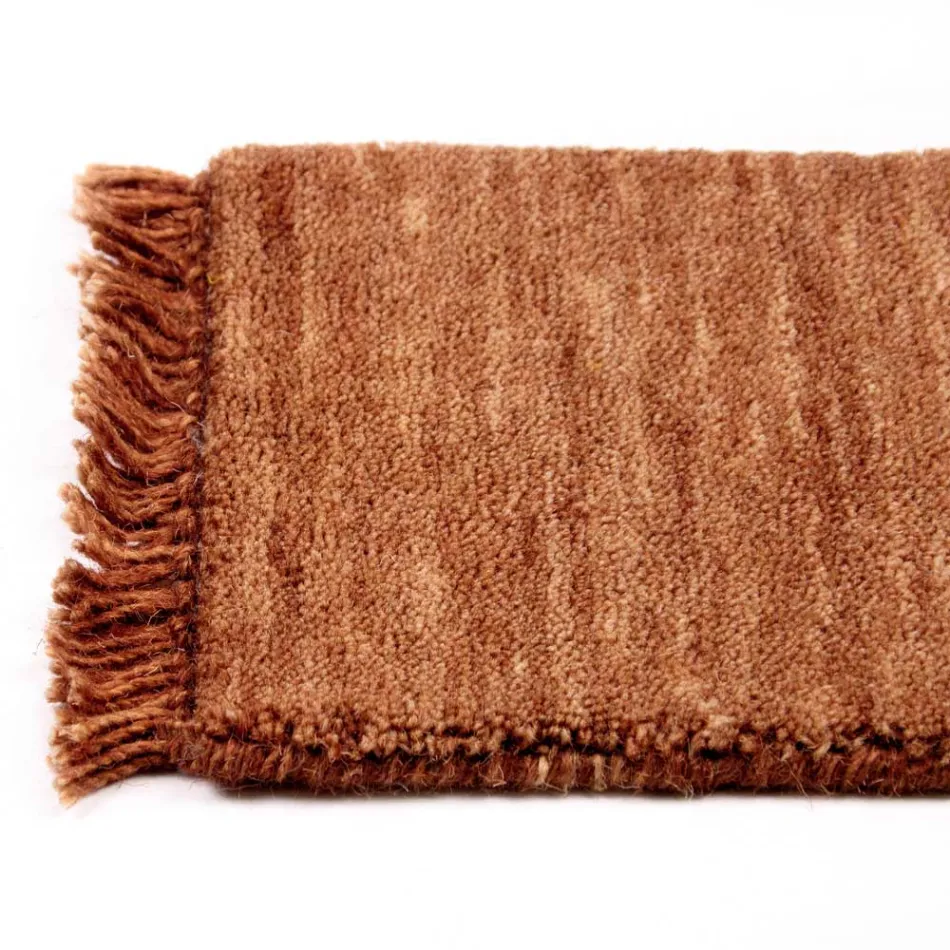 Modern Lounge Rug of Versatile Design in 100% Wool - Pepita Viadurini
