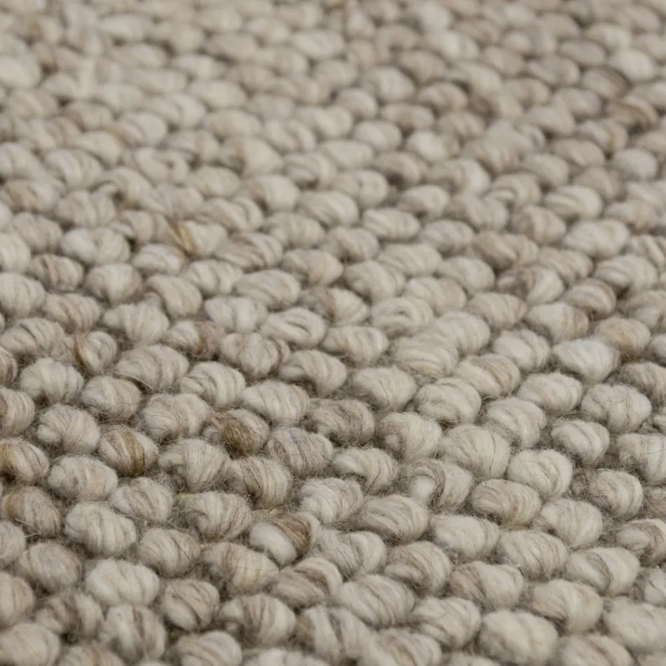 Modern lounge carpet in hand-woven polyester and cotton - Soledad Viadurini