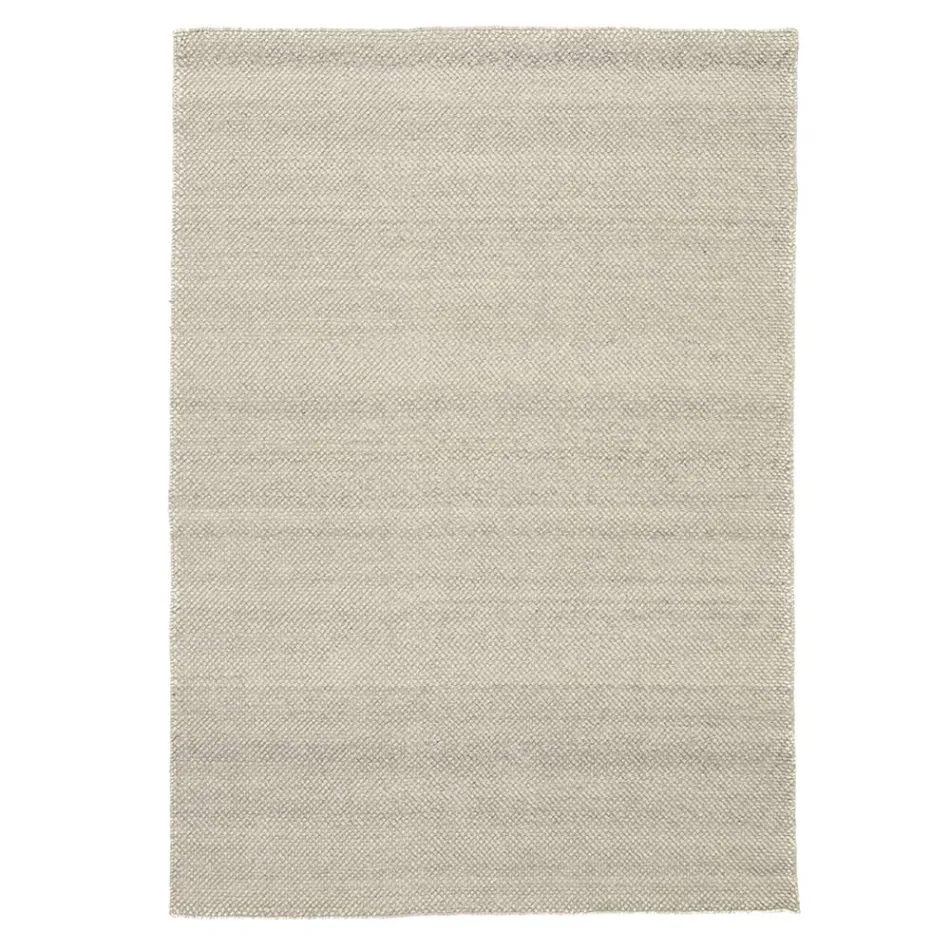 Modern lounge carpet in hand-woven polyester and cotton - Soledad Viadurini