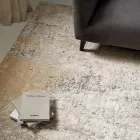 Modern Elegant Design Lounge Carpet in Bamboo Silk and Wool - Pasha Viadurini