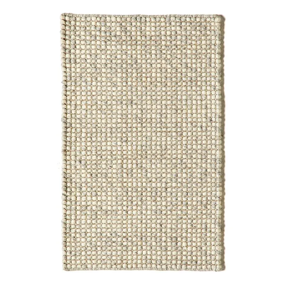 Modern Hand-Woven Wool and Cotton Carpet for the Lounge - Relict Viadurini
