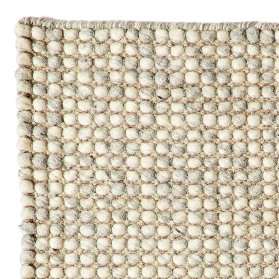 Modern Hand-Woven Wool and Cotton Carpet for the Lounge - Relict Viadurini