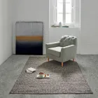 Modern Hand-Woven Wool and Cotton Carpet for the Lounge - Relict Viadurini