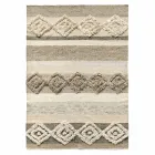 Rectangular Carpet in Wool, Cotton and Viscose for Modern Lounge - Zorro Viadurini