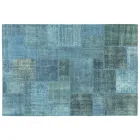 Artisan Patchwork Lounge Carpet Hand Knotted in Türkiye - Raimund Viadurini