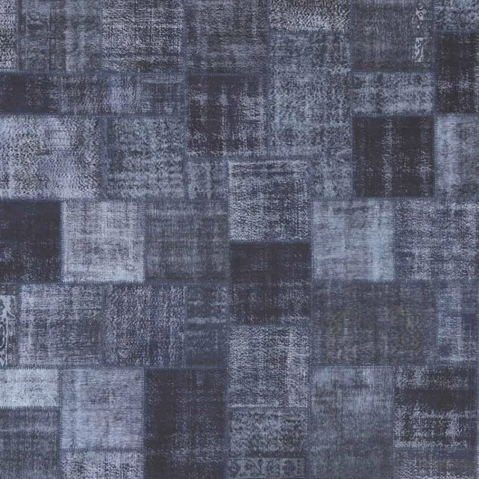 Artisan Patchwork Lounge Carpet Hand Knotted in Türkiye - Raimund Viadurini