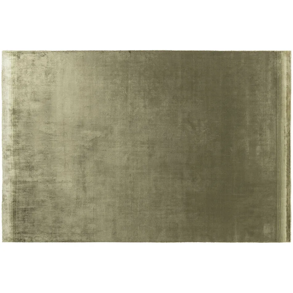 Handmade Lounge Carpet in High Quality Viscose Woven in India - Bonnet Viadurini