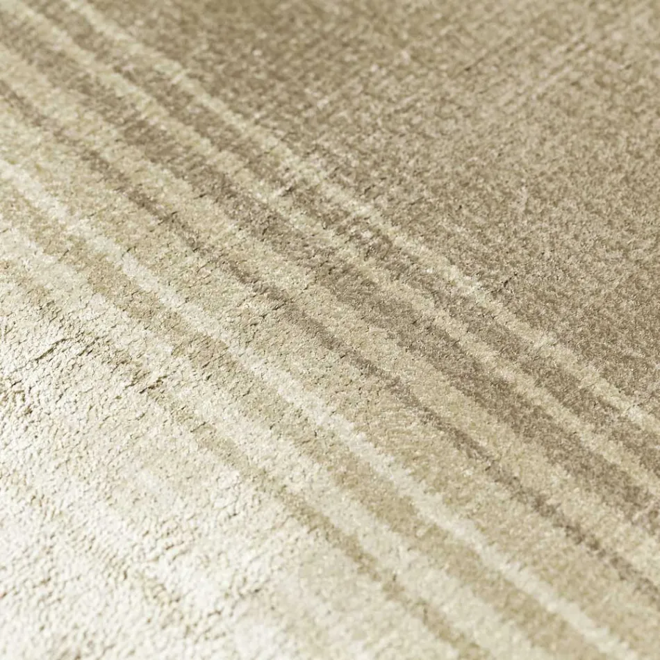 Handmade Lounge Carpet in High Quality Viscose Woven in India - Bonnet Viadurini