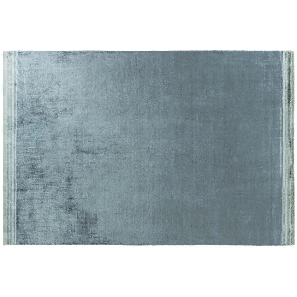 Handmade Lounge Carpet in High Quality Viscose Woven in India - Bonnet Viadurini