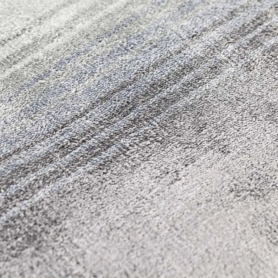 Handmade Lounge Carpet in High Quality Viscose Woven in India - Bonnet Viadurini