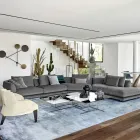 Handmade Lounge Carpet in High Quality Viscose Woven in India - Bonnet Viadurini