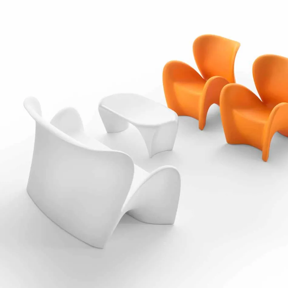 Modern Coffee Tables for Indoor or Outdoor, 2 Pieces - Lily by Myyour Viadurini