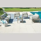 100x55 cm Garden Table in Aluminium with Different Finishes - Mickey Mouse Viadurini