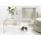 Modern bridge table in plexiglass made in Italy, Bolly Viadurini