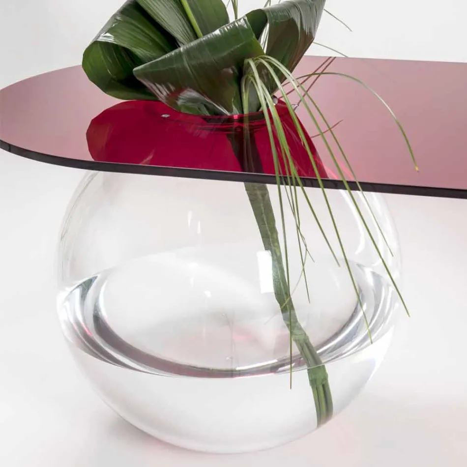 Modern plexiglass bridge table made in Italy, Bolly Viadurini