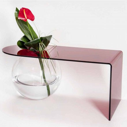 Modern plexiglass bridge table made in Italy, Bolly Viadurini