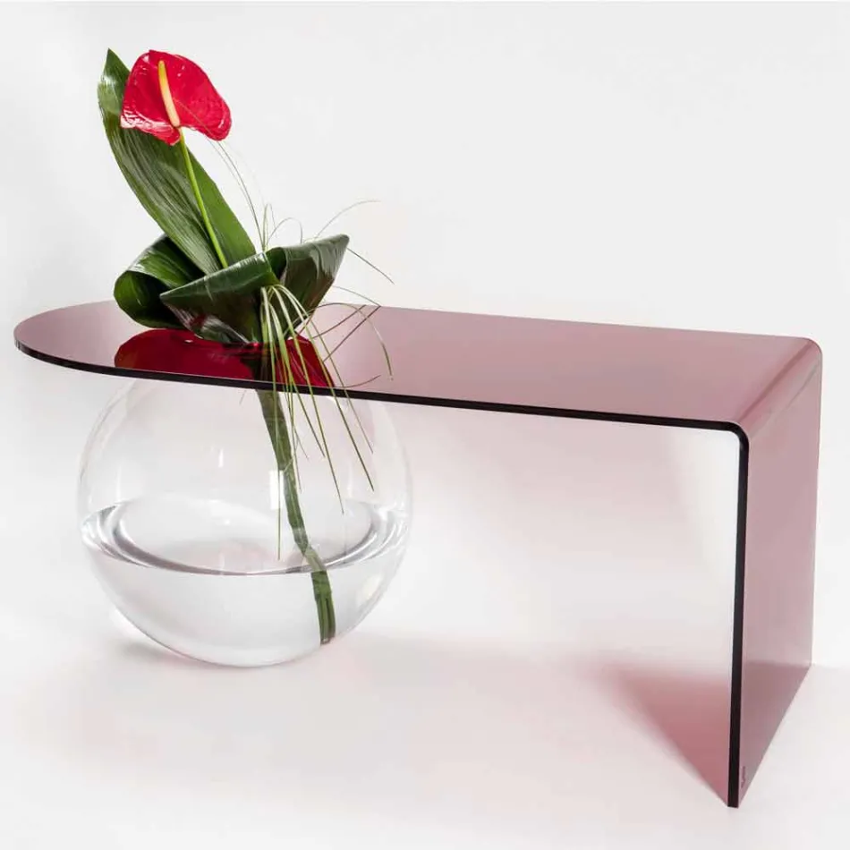 Modern plexiglass bridge table made in Italy, Bolly Viadurini