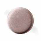 High Outdoor Coffee Table in Polyethylene with Round Top Made in Italy - Desmond Viadurini