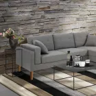 High Coffee Table in Steel - Osmio Viadurini