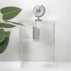 Low Table Bedside Table in Transparent Plexiglass Made in Italy - Alamain Viadurini