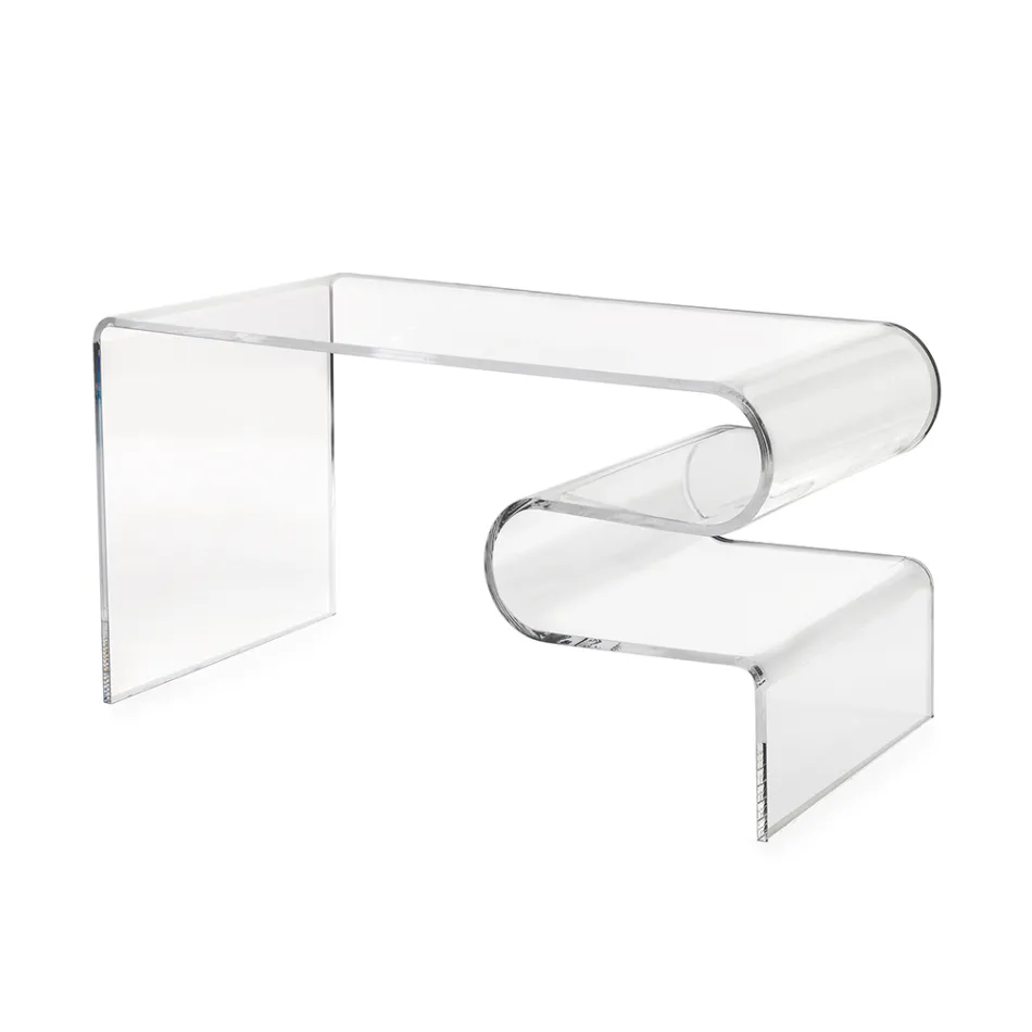 Dennis Transparent Plexiglass Coffee Table Made in Italy Viadurini