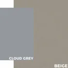 Modern Outdoor Coffee Table in Aluminium and Laminate - Carmine2 Viadurini