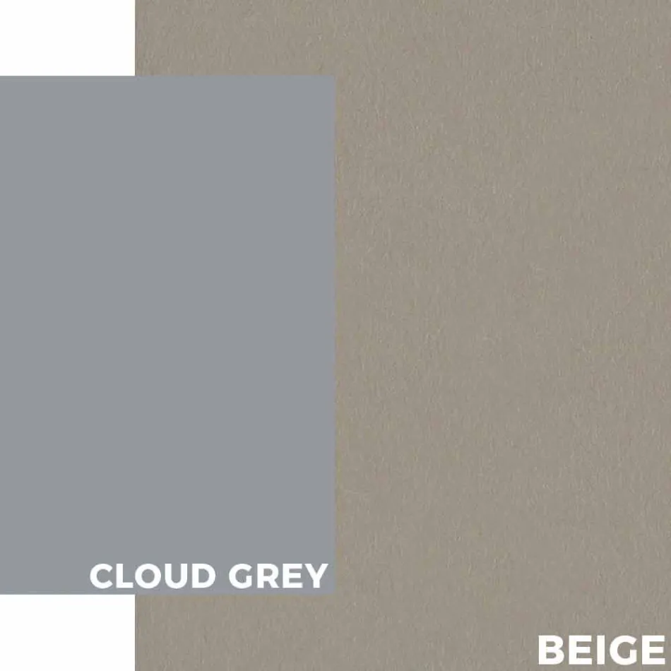 Modern Outdoor Coffee Table in Aluminium and Laminate - Carmine2 Viadurini