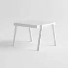 Modern Outdoor Coffee Table in Aluminium and Laminate - Carmine2 Viadurini