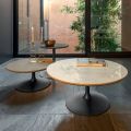 Low Coffee Table in Metal and Ceramic of Various Sizes - Amereo