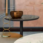 Low Coffee Table in Metal and Ceramic of Various Sizes - Amereo Viadurini
