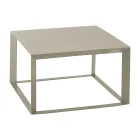 Square Design Metal Coffee Table in 2 Sizes - Josyane Viadurini