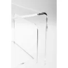Bedside Table in Transparent or Smoked Plexiglass Made in Italy - Lollao Viadurini