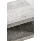 Recyclable Bedside Table in Transparent Plexiglass and Wood - Pascoli Viadurini