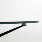 Coffee Table with Round Top Made in Stoneware Made in Italy - Siste Viadurini