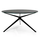 Coffee Table with Round Top Made in Stoneware Made in Italy - Siste Viadurini
