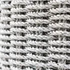 Garden Container Table in Teak and Rope Weaving - Arjuna Viadurini