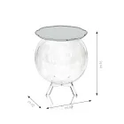 Multipurpose Container Table in Transparent Plexiglass Made in Italy - Scar Viadurini
