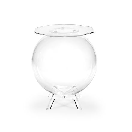 Multipurpose Container Table in Transparent Plexiglass Made in Italy - Scar Viadurini