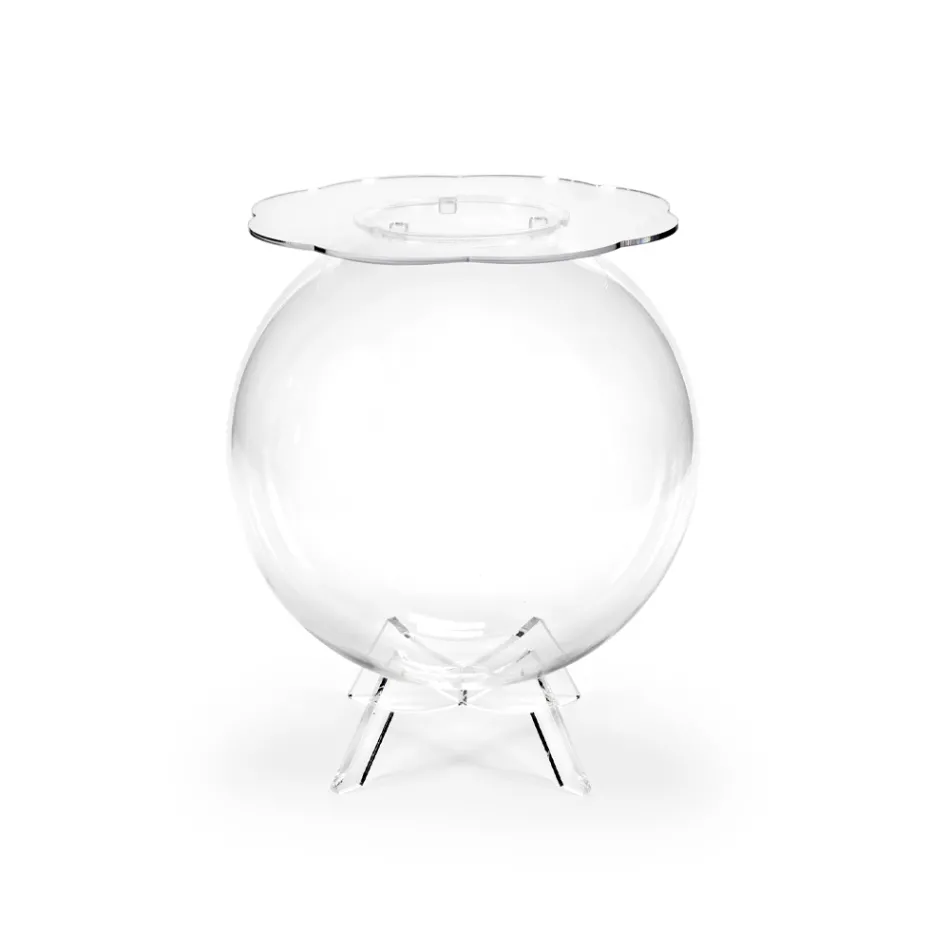 Multipurpose Container Table in Transparent Plexiglass Made in Italy - Scar Viadurini