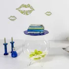 Biffy blue coffee table / container, modern design made in Italy Viadurini