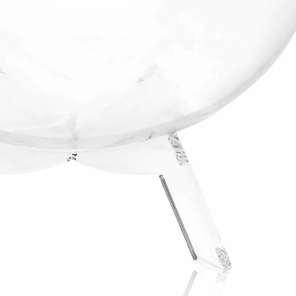 Biffy red round coffee table / container, modern design made in Italy Viadurini