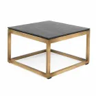 Square Design Outdoor Side Table 2 Dimensions 3 Finishes - Julie Viadurini