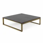 Square Design Outdoor Side Table 2 Dimensions 3 Finishes - Julie Viadurini