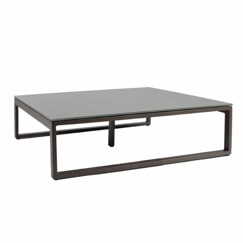 Square Design Outdoor Side Table 2 Dimensions 3 Finishes - Julie Viadurini