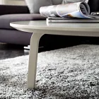 Coffee Table with Round Top in Lacquered Mdf Made in Italy - Tobiko Viadurini