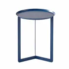 Round Design Coffee Table for Lounge in Colored Metal - Stephane Viadurini