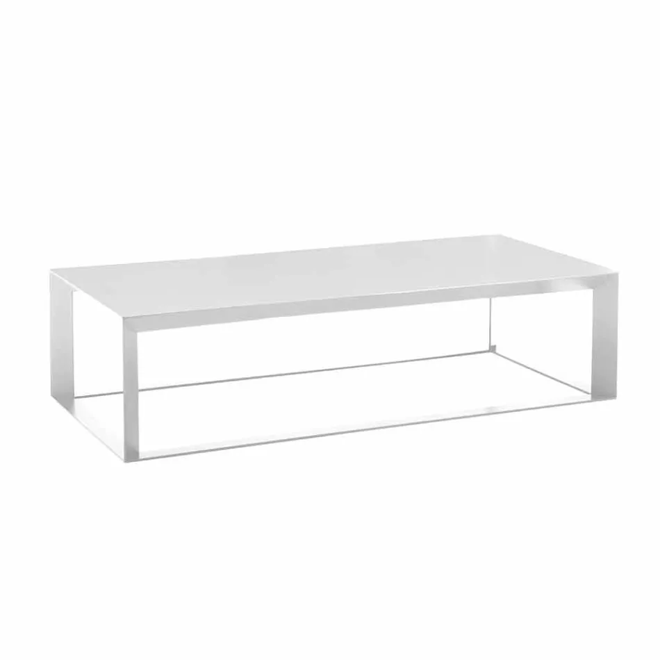 Coffee Table for Lounge in Colored Steel, Modern Design - Josyane Viadurini